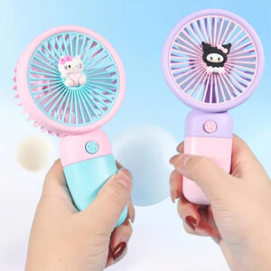 Hello Kitty Mini Fan | Cute Portable Rechargeable Handheld Fan