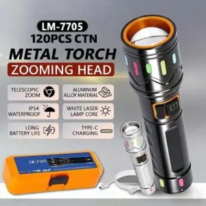 LM-7705 zoomable metal torch
