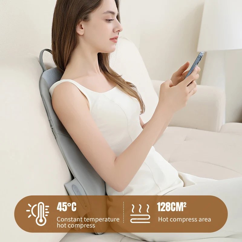 Thin Full Back Massager with Soothing Heat – photo 3