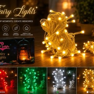 11Mtr LED Fairy Lights - Bright & Energy Efficient String Lights for Home & Festive Decor
