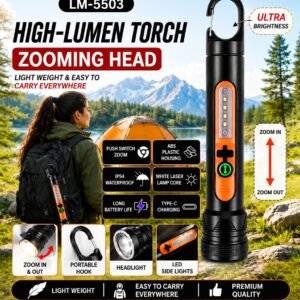 LM-5503 High Lumen Zooming LED Torch