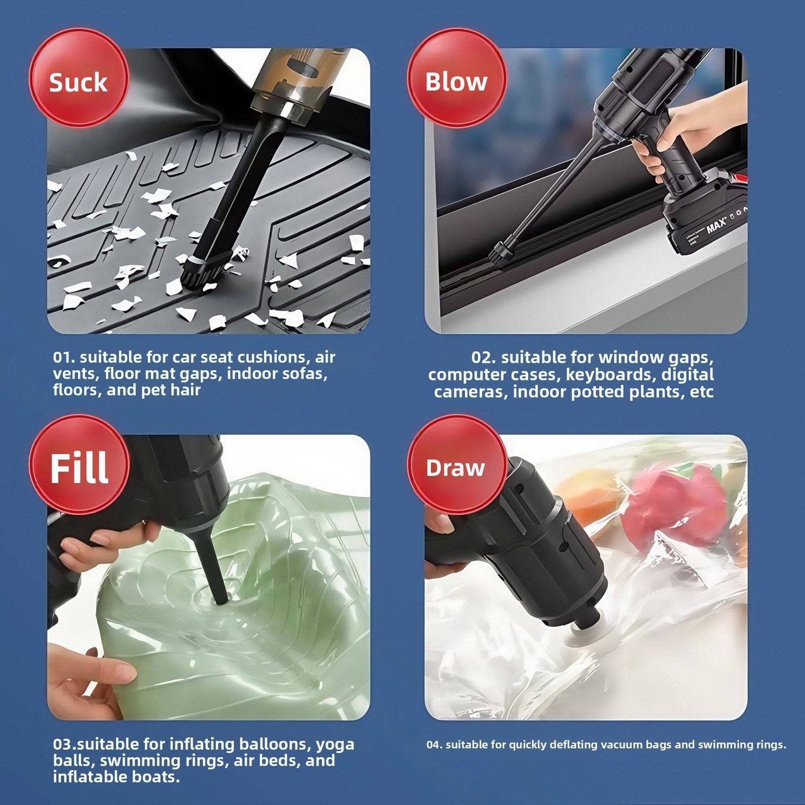 SUITU Professional Handheld Vacuum Cleaner – photo 4