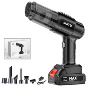 SUITU Professional Handheld Vacuum Cleaner - Cordless 2-in-1 Car & Home Vacuum & Blower