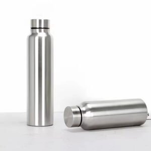 Stainless Steel Water Bottle 1000ml - Durable Leakproof Metal Flask for Home & Office